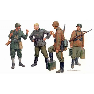 [ܼ] BD6563 [Dragon] BD6563 1/35 Fragile Alliance Axis Forces Balkan 1943 (4 Figures Set)