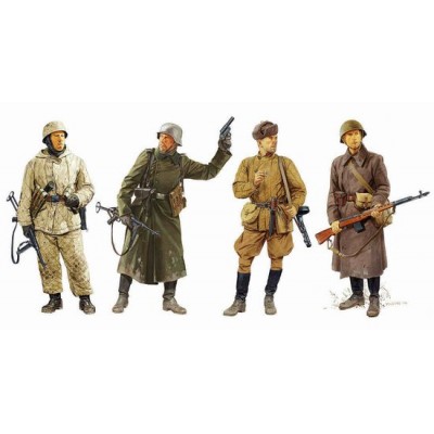 [ܼ] BD6652 [Dragon] BD6652 1/35 Ostfront Winter Combatants 1942-43 (4 Figures Set)