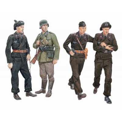 [ܼ] BD6654 [Dragon] BD6654 1/35 Ghost Division Tank Crew Blitzkrieg 1940 (4 Figures Set)