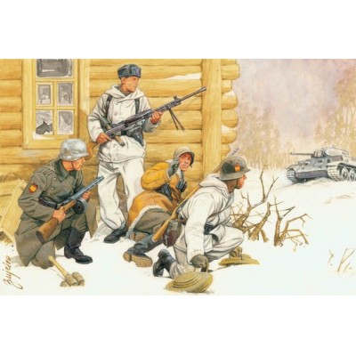 [ܼ] BD6674 [Dragon] BD6674 1/35 German Blue Division Spanish Volunteers Eastern Front 1942-43 (4 Figures Set) ~ Gen 2