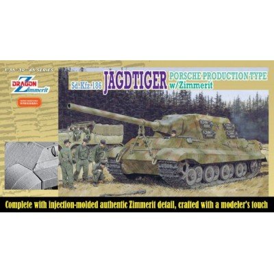 [ܼ] BD6493 [Dragon] BD6493 1/35 Sd.Kfz.186 Jagdtiger Porsche Production Type w/Zimmerit
