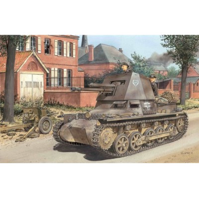 [ܼ] BD6258 [Dragon] BD6258 1/35 Panzerjager I 4.7cm PaK(t) Early Production ~ Smart Kit