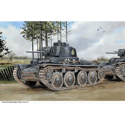 [ܼ] BD6290 [Dragon] BD6290 1/35 Pz.Kpfw.38(t) Ausf.G w/Interior ~ Smart Kit