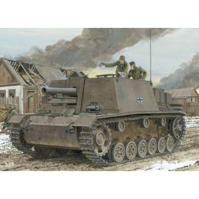 [ܼ] BD6713 [Dragon] BD6713 1/35 s.I.G.33 auf Fgst.Pz.Kpfw.III(Sfl.) ~ Smart Kit