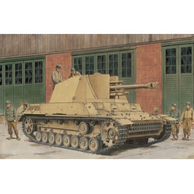 [ܼ] BD6710 [Dragon] BD6710 1/35 leFH18/40/2 (Sf) auf G.W. Pz.Kpfw.III/IV - Smart Kit