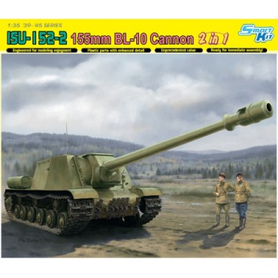 [ܼ] BD6796 [Dragon] BD6796 1/35 ISU-152-2 155mm BL-10 Cannon 2 in1- Ʈ 