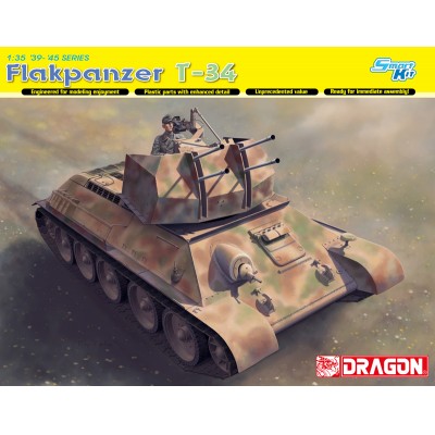[ܼ] BD6599 [Dragon] BD6599 1/35 Flakpanzer T-34r - Smart Kit
