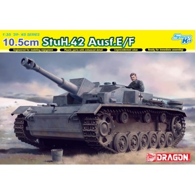 [ܼ] BD6834 [Dragon] BD6834 1/35 10.5cm ź42 E/F (10.5cm StuH.42 Ausf.E/F) - Smart Kit