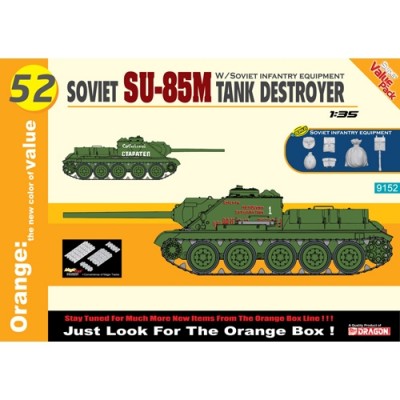 [ܼ] BD9152 [Dragon] BD9152 1/35 Soviet SU-85M Tank Destroyer (Orange)