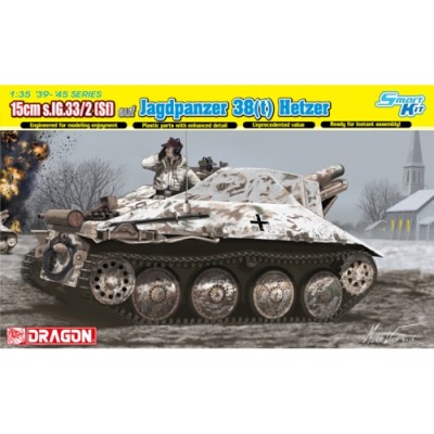 [ܼ] BD6489 [Dragon] BD6489 1/35 15cm s.IG.33/2(Sf) auf Jagdpanzer 38(t) Hetzer