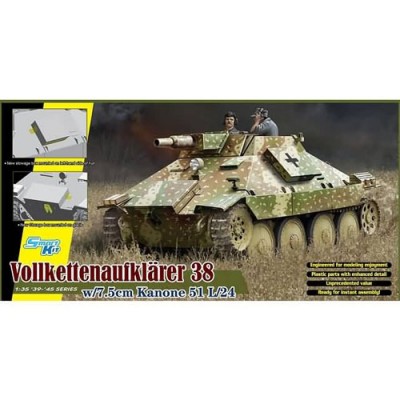 [ܼ] BD6815 [Dragon] BD6815 1/35 Vollkettenaufklaerer 38 w/7.5cm Kanone 51 L/24