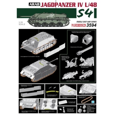 [ܼ] BD3594 [Dragon] BD3594 1/35 ARAB JAGDPANZER IV L/48
