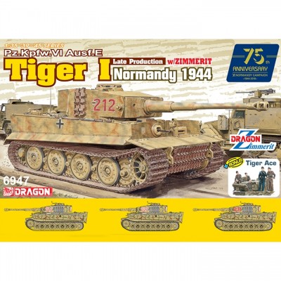 [ܼ] BD6947 [Dragon] BD6947 1/35 Tiger I Late Production w/Zimmerit (Normandy 1944)