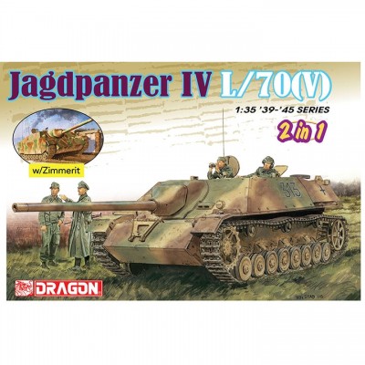 [ܼ] BD6498 [Dragon] BD6498 1/35 Jagdpanzer IV L/70(V) (2 in 1) - Lang