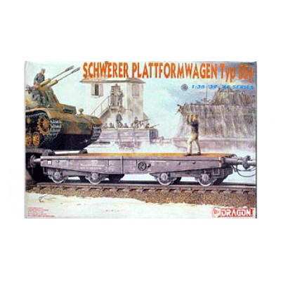 [ܼ] BD6069 [Dragon] BD6069 1/35 Schwerer Plattformwagen typ ssy