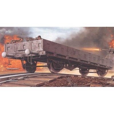 [ܼ] BD6085 [Dragon] BD6085 1/35 GERMAN RAILWAY FLATBED Typ Ommr