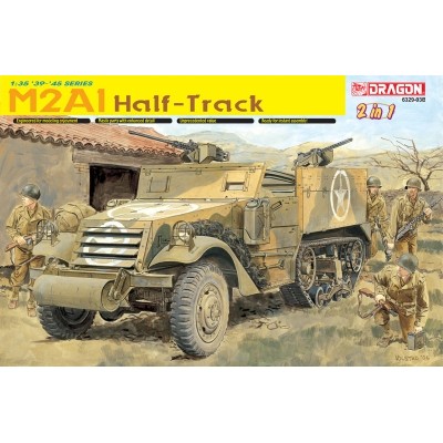 [ܼ] BD6329 [Dragon] BD6329 1/35 M2A1 Half-Track (2 in 1)