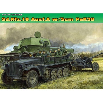[ܼ] BD6732 [Dragon] BD6732 1/35 Sd.Kfz.10 Ausf.A w/5cm Pak 38