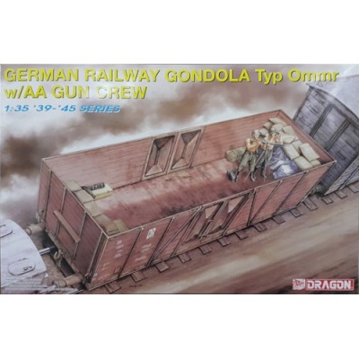 [ܼ] BD6086 [Dragon] BD6086 1/35 German Railway Gondola Type Ommr w/AA Gun Crew