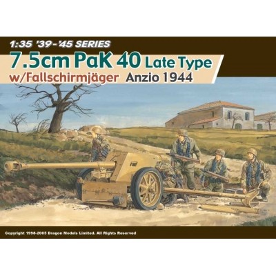 [ܼ] BD6250 [Dragon] BD6250 1/35 7.5cm PAK40 w/Fallschirmjager