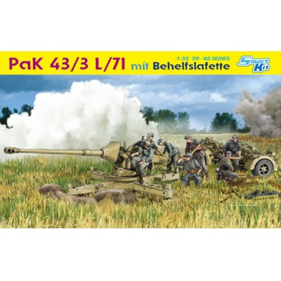 [ܼ] BD6522 [Dragon] BD6522 1/35 PaK 43/3 L/71 mit Behelfslafette