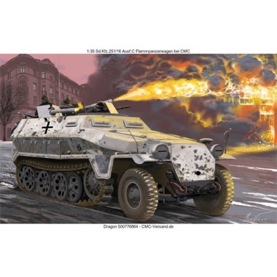 [ܼ] BD6864 [Dragon] BD6864 1/35 sd.kfz.251/16C FLAMMPANZERWAG