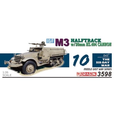 [ܼ] BD3598 [Dragon] BD3598 1/35 IDF M3 HALFTRACK w/20mm HS.404