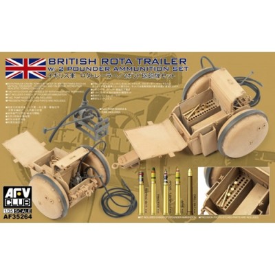 [ܼ] BF35264 [AFV CLUB] BF35264 1/35 2  ŸƮ̷ 2Ŀ ź Ʈ (WW2 British Rota trailer W/ 2 POUNDER AMMUNITION SET (24PCS Ammo.))