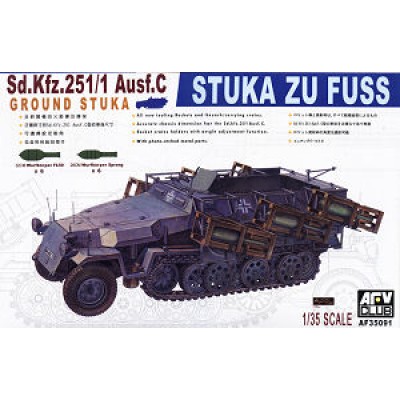 [ܼ] BF35091 [AFV CLUB] BF35091 1/35 Sd.Kfz 251/1 Ausf.C STUKA Zu FUSS Ground Stuka