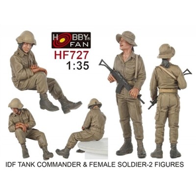 [ܼ] BFHF727 [AFV CLUB] BFHF727 1/35 IDF Tank Commander & Female Soldier (2 figures)