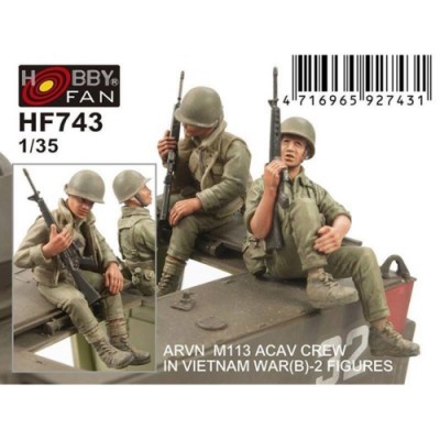 [ܼ] BFHF743 [AFV CLUB] BFHF743 1/35 ARVN M113 ACAV Crew In Vietnam War(B) -2 Figures