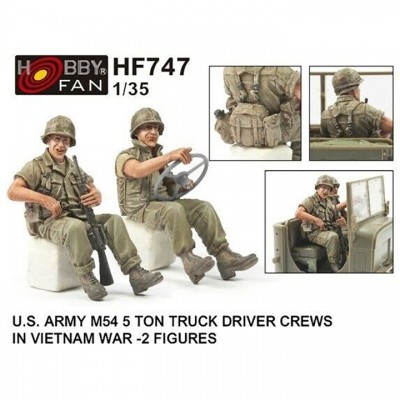 [ܼ] BFHF747 [AFV CLUB] BFHF747 1/35 M54 5 Ton Truck Driver Crews In Vietnam War (2 figures)-