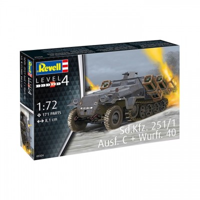 [ܼ] BV3324 [Revell Gmbh] BV3324 1/72 Sd.Kfz.251/1 Ausf.C Wurfr.4
