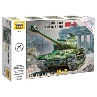 [���ܼ�] BZ5011 [Zvezda] BZ5011 1/72 IS-2 Stalin Heavy Tank ~Snap Kit ~New Tooling (New Tool- 2013)