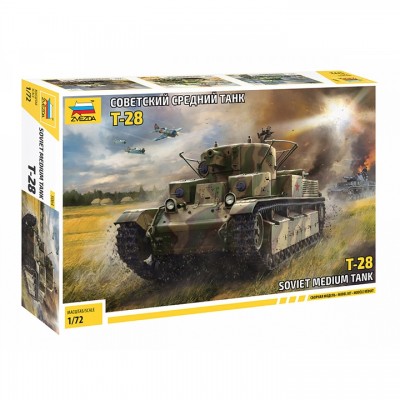[���ܼ�] BZ5064 [Zvezda] BZ5064 1/72 T-28 Soviet Tank