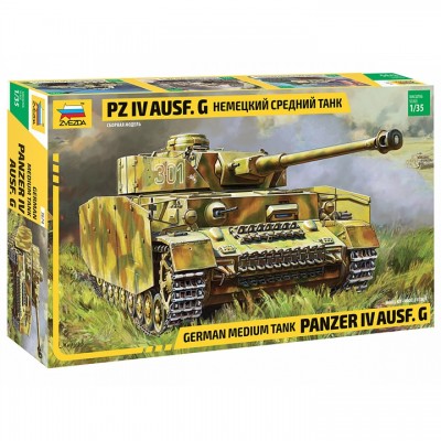 [���ܼ�] BZ3674 [Zvezda] BZ3674 1/35 Panzer IV Ausf.G German Medium Tank