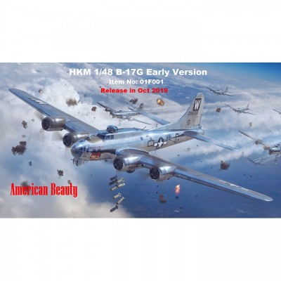[ܼ] BKF001 [HK Model] BKF001 1/48 B-17G Flying Fortress Early type