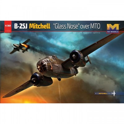 [ܼ] BKE024 [HK Model] BKE024 1/32 B-25J Mitchell Glass Nose over MTo