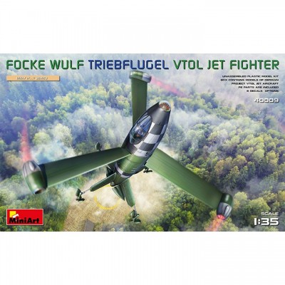 [ܼ] BE40009 [Miniart] BE40009 1/35 FockeWulf Triebflugel VTOL Jet Fighter