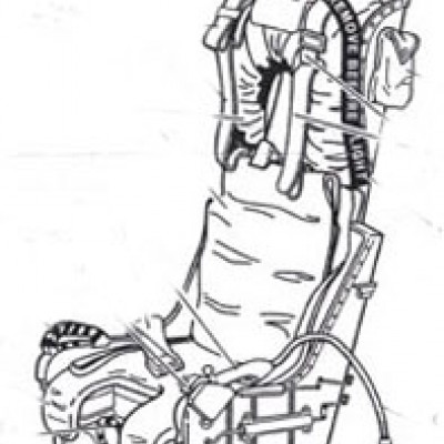[ܼ] ESTD48422 [True Details] ESTD48422 1/48 MB Mk.F-5A Ejection Seats. for F-8 Crusader