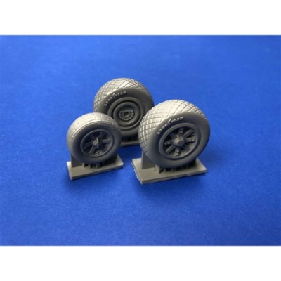 [ܼ] ESTDP48216 [True Details] ESTDP48216 1/48 P-38 Lightning Wheel Set