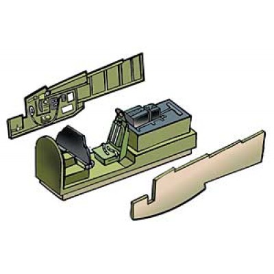 [ܼ] ESTD48453 [True Details] ESTD48453 1/48 P-51D Mustang Cockpit Set( 1/48 P-51D  ũƮ Ʈ)