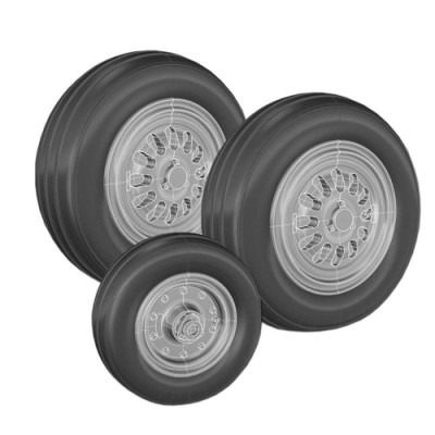 [ܼ] ESTDP72213 [True Details] ESTDP72213 1/72 F-16 Fighting Falcon Wheel Set