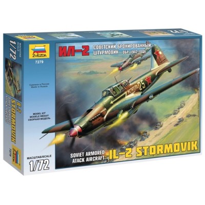 [ܼ] BZ7279 [Zvezda] BZ7279 1/72 IL-2 Stormovik