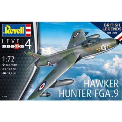 [���ܼ�] BV3908 [Revell Gmbh] BV3908 1/72 British Legends: Hawker Hunter FGA.9