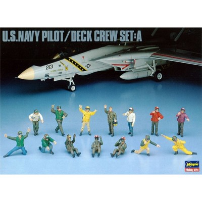 [ܼ] BH36006 [Hasegawa] BH36006 X48-6 1/48 US Navy pilot deck crew A