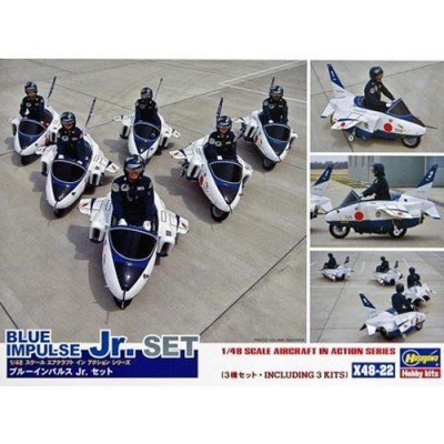 [ܼ] BH36022 [Hasegawa] BH36022 X48-22 1/48 BLUE IMPULS JR SET