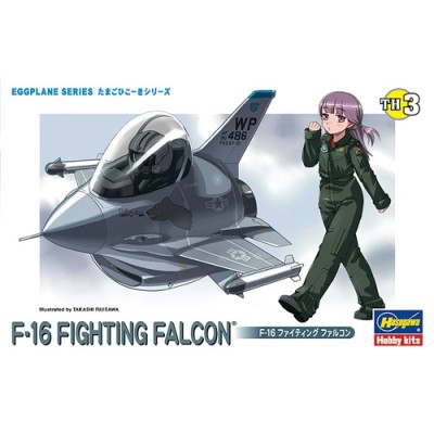 [ܼ] BH60103 [Hasegawa] BH60103 TH3 Egg Plane F-16 Fighting Falcon