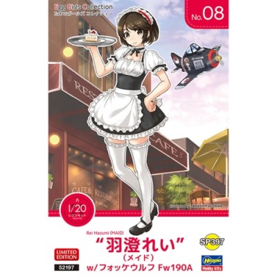 [ܼ] BH52197 [Hasegawa] BH52197 Egg Girls Collection No.08 Rei Hazumi w/Egg Plane Fw190A