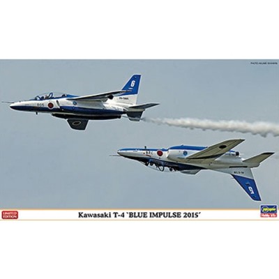 [ܼ] BH02174 [Hasegawa] BH02174 1/72 Kawasaki T-4 Blue Impluse 2015 (2 kits in the box)